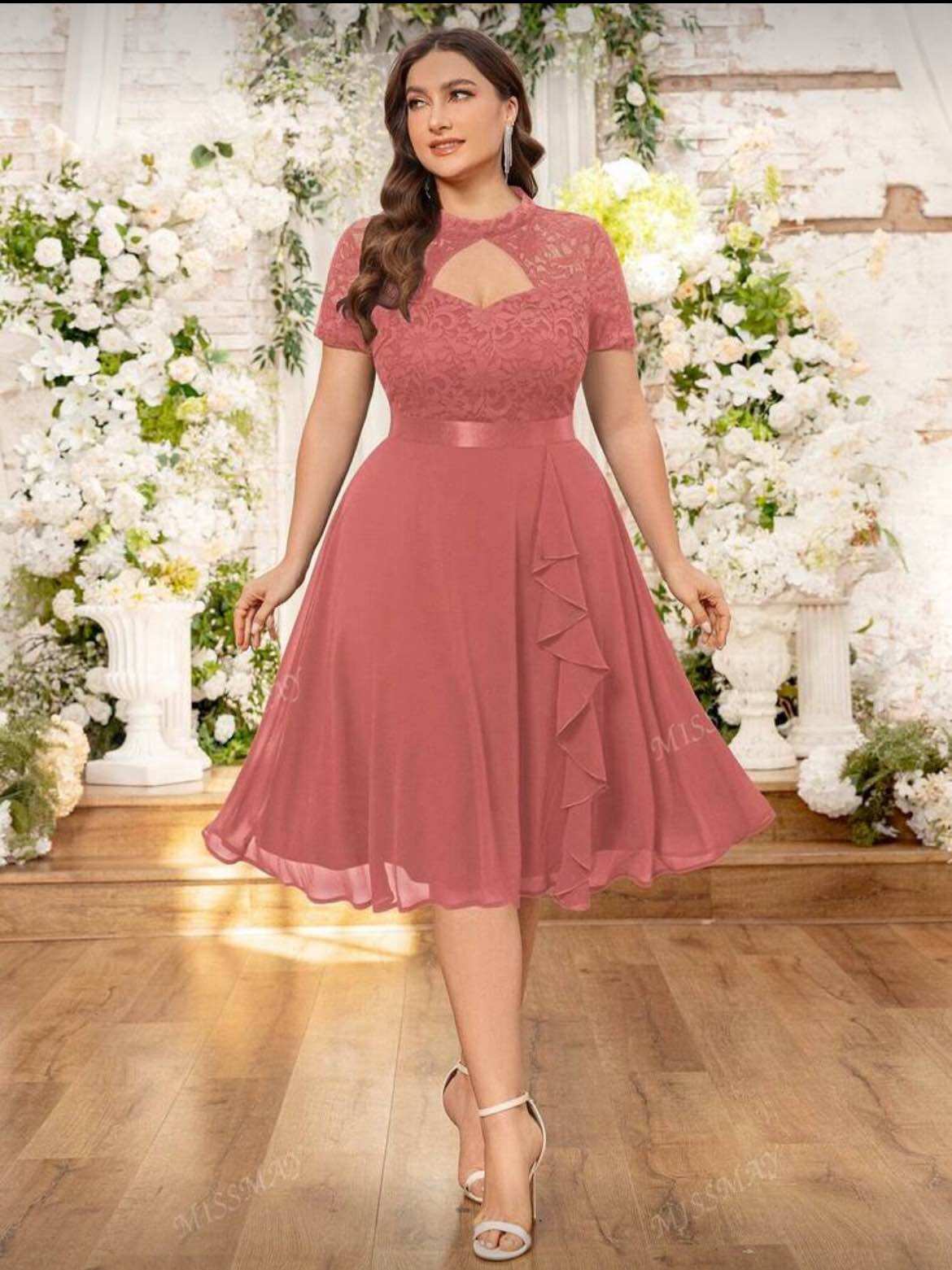 old rose semi formal dress Teresa Off The Shoulder Maxi Dress main image 0