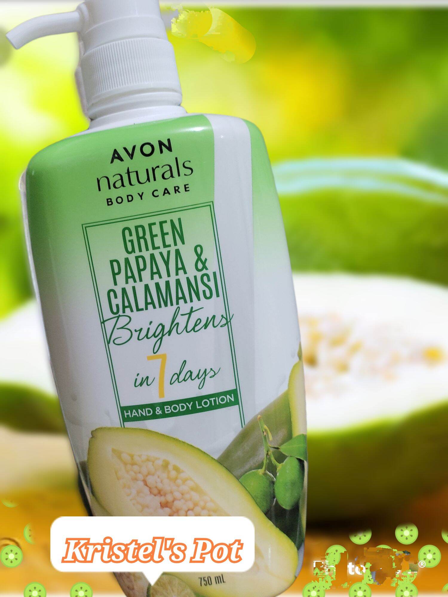 Avon Naturals BRIGHTENING Papaya Lotions 750ml Lazada PH