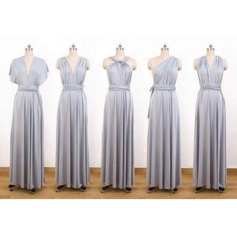 Light gray infinity store dress