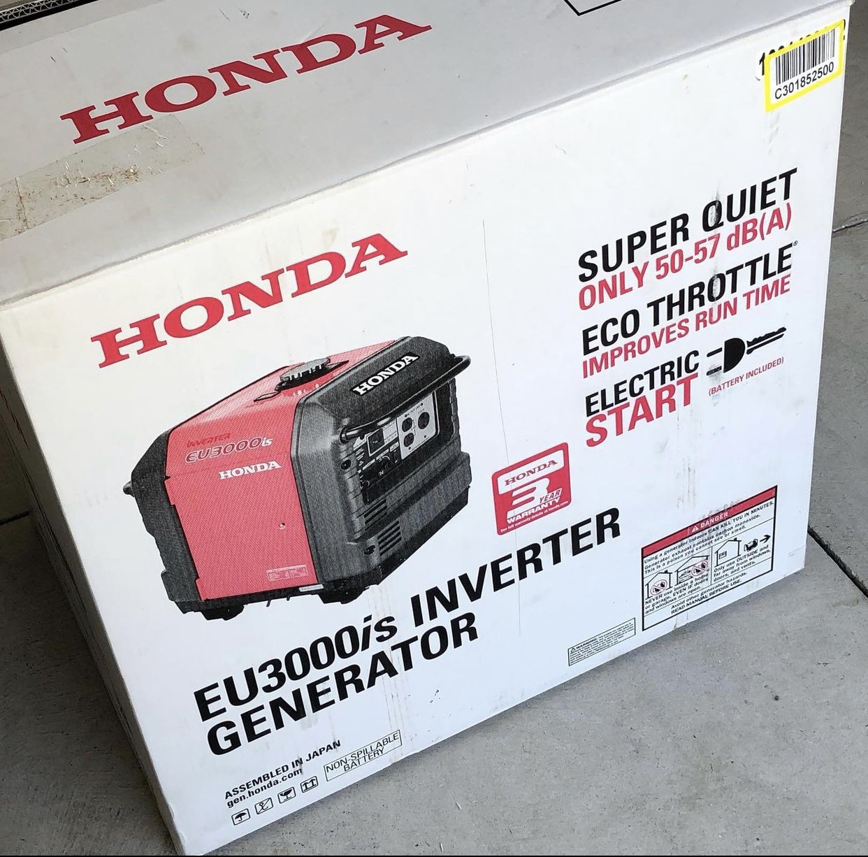 Brand New Honda Eu3000is Super Silent Inverter Generator Lazada Ph