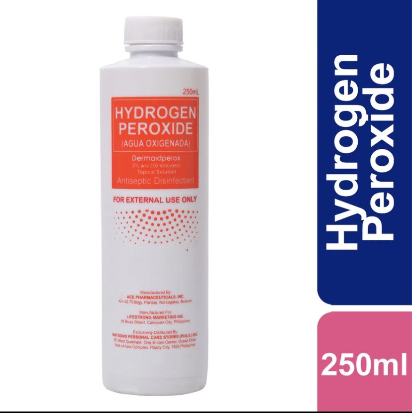 HYDROGEN PEROXIDE 250ml for Teeth Gums & Athlete’s foot disease Lazada PH