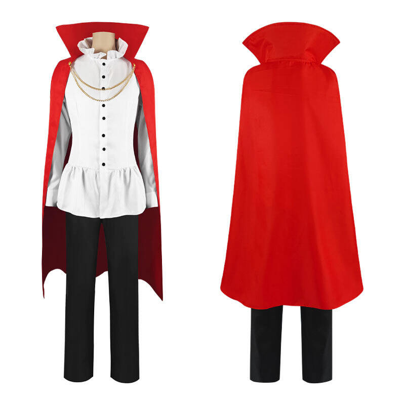 Roaming Club One Piece Cos Costume Shanzhi Two Years Later Cosplay Red ...