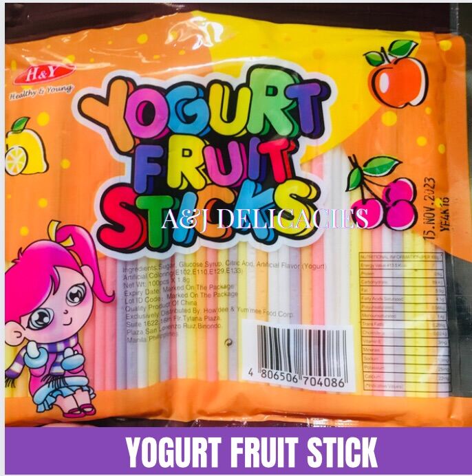 Yogurt Fruit Sticks (100pcs per pack) 180G Lazada PH