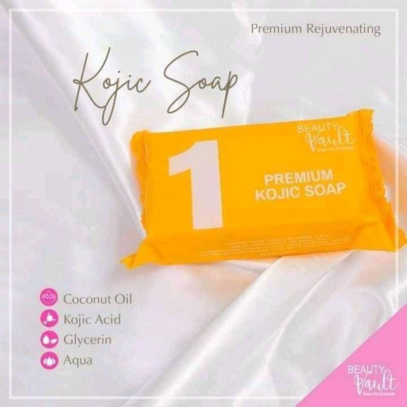 Beauty Vault Kojic Rejuvenating Soap yellow pack | Lazada PH