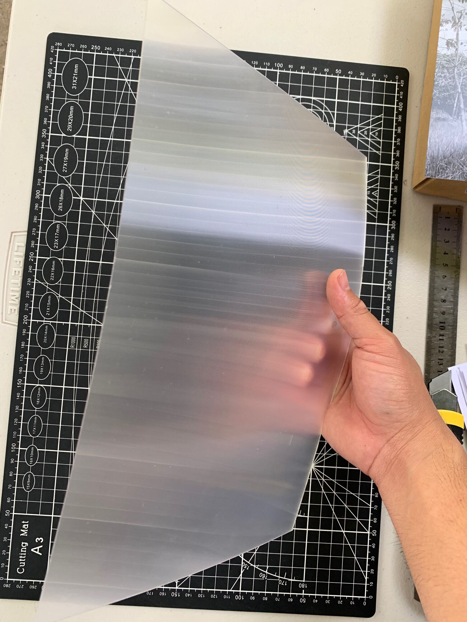 Lenticular Sheet with Adhesive 50lpi A4 Size 0.6mm Lazada PH