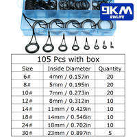 8~105Pcs Spinning Fishing Rod Guide Telescopic Rod Repair Kit Stainless Steel Ceramics Ring Fishing Rod Building Replacement Set