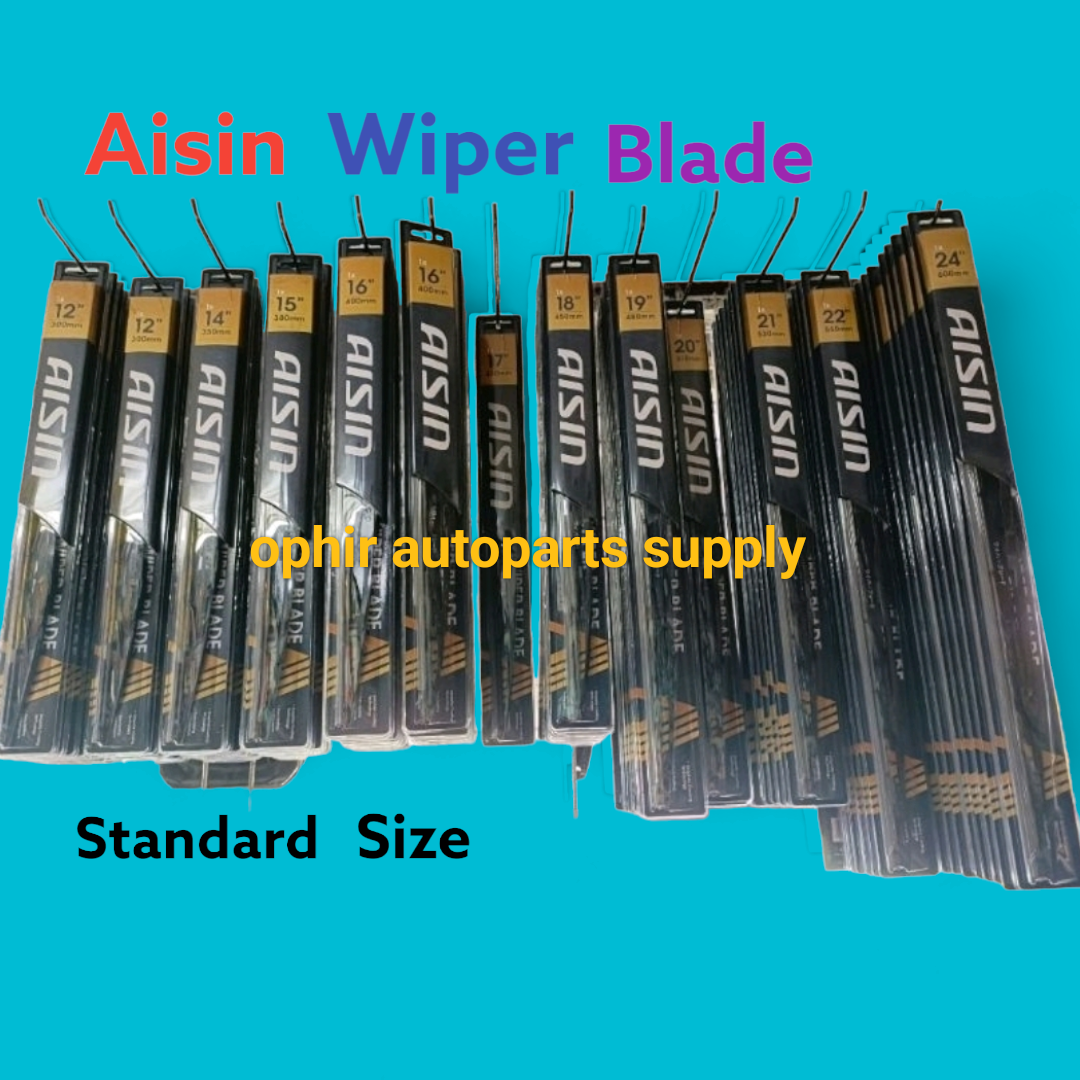 Aisin Wiper Blade Standard Type Sizes