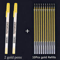 12pcs/set 0.8mm Paint Marker Permanent Marker Graffiti Metalic Marker Pens Gold Silver White Pen Writting Drawing Art Supplies