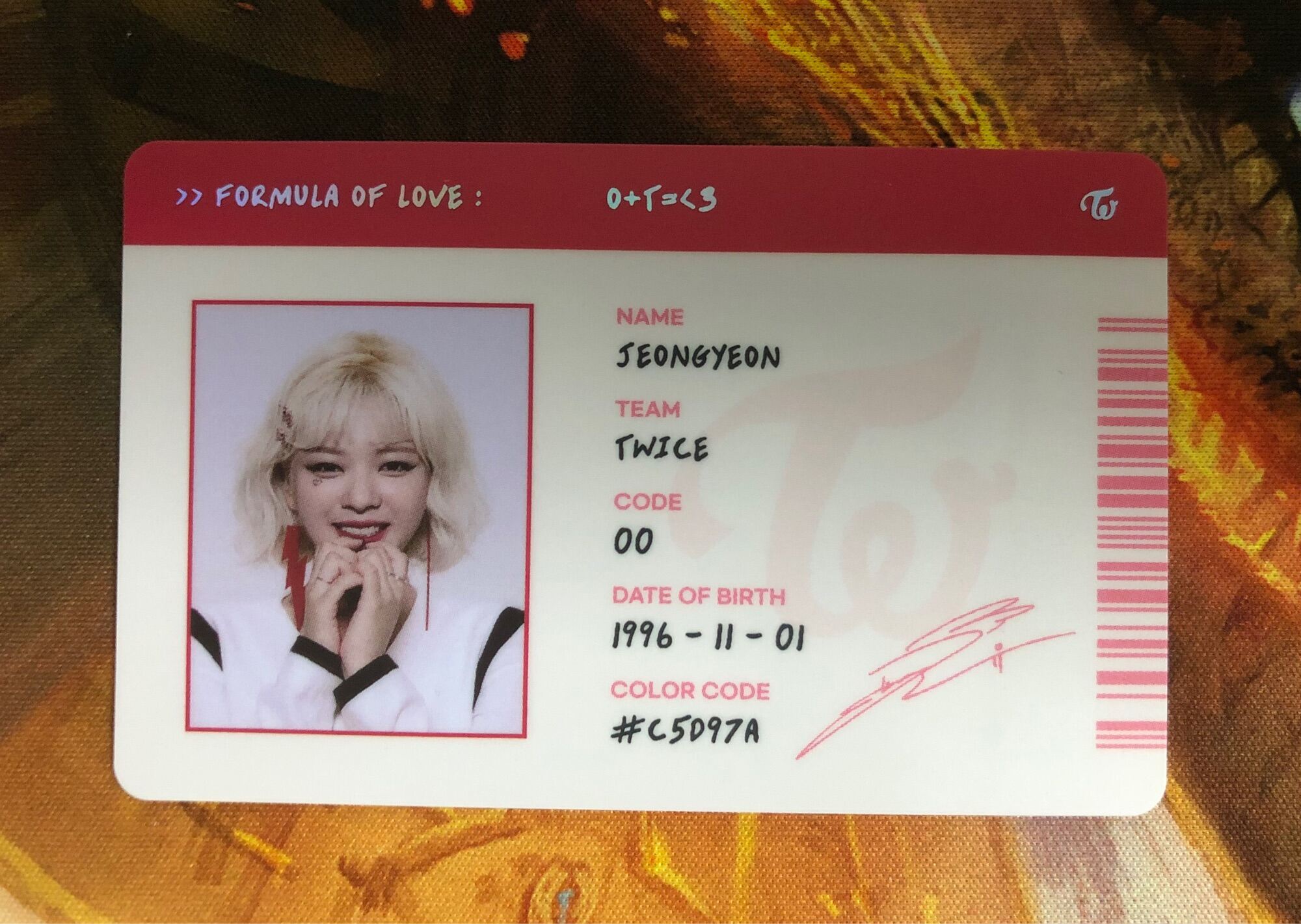 TWICE Formula of Love Science Official ID Card on-hand | Lazada PH