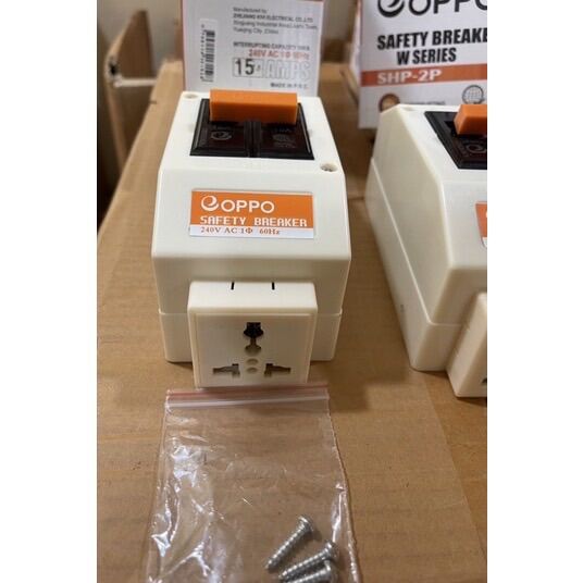 Eoppo safety breaker SHP-2P SHW-2P w/socket. 
