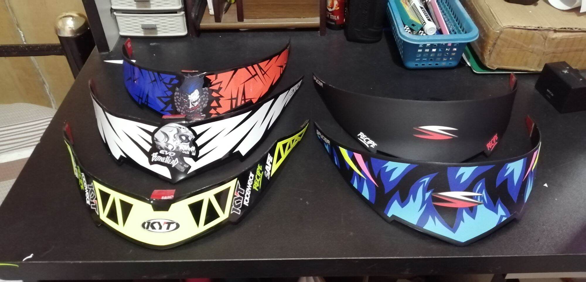 SPOILER FOR HELMET (MADE TO ORDER DESIGN)