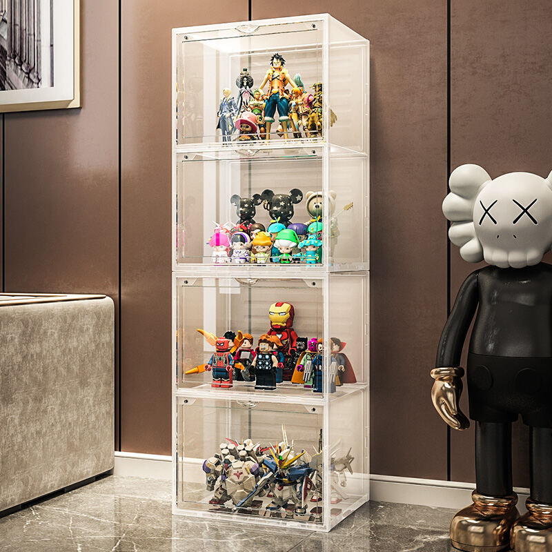 Glass cabinet 2024 for action figures