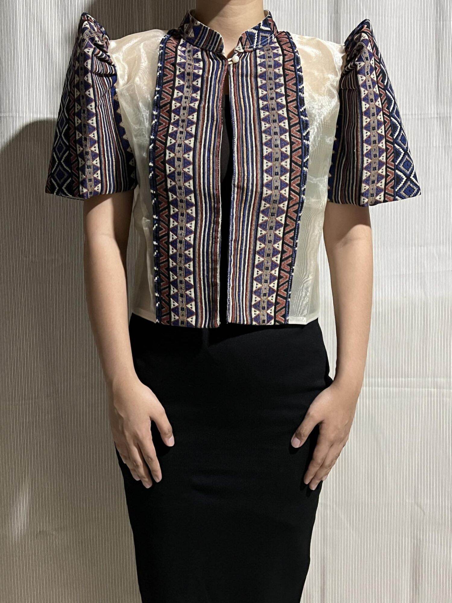 Modern Filipiniana Ethnic Bolero Lazada Ph