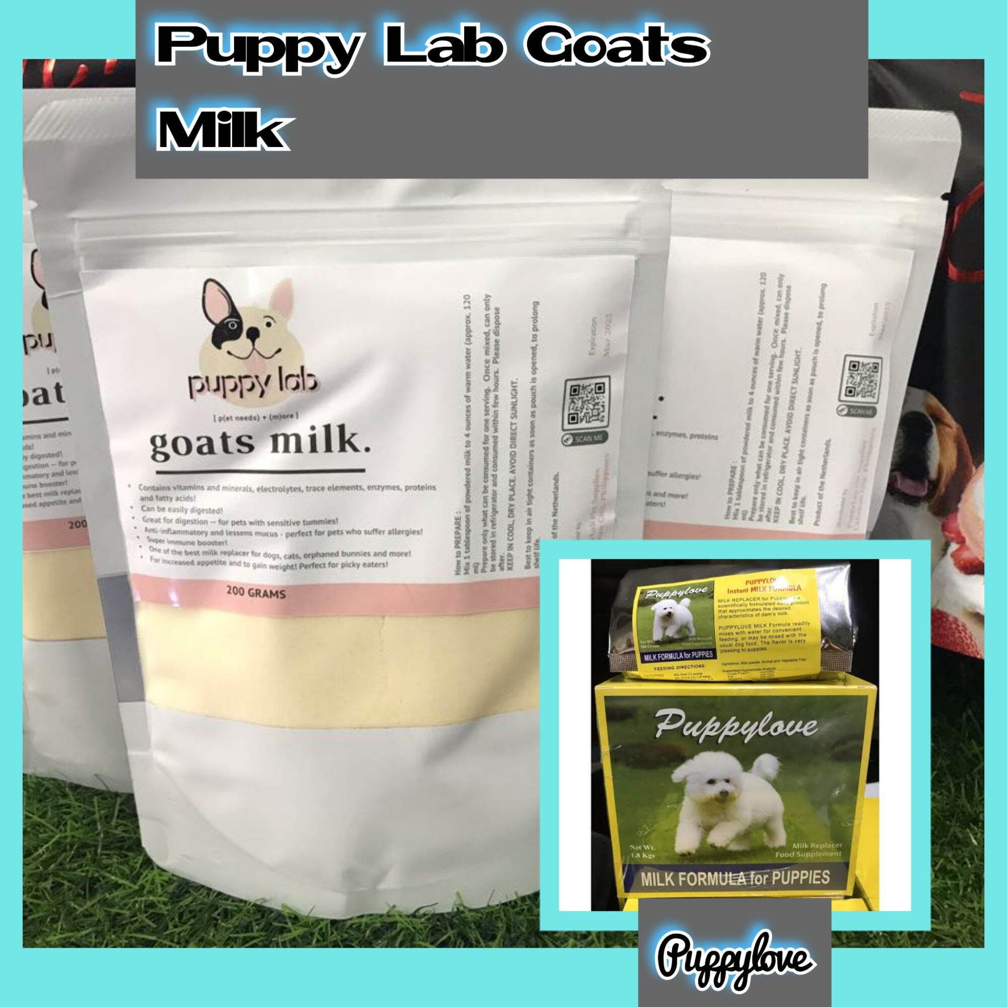 Puppy Lab Goat's Milk - Lactose-free Milk for Pets