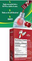 Cherry 7-UP Sugar Free Juicy Amazing on the Go 5 Sachet Packs per box