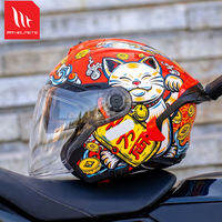 MT Helmets | All-Season Motorcycle Half Helmet Dual Visor Large Spoiler
