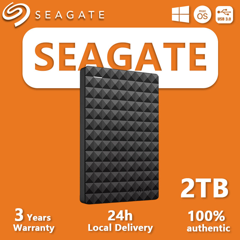 Seagate Expansion 1TB External Hard Drive 2TB HDD Enclosure USB 3.0 ...