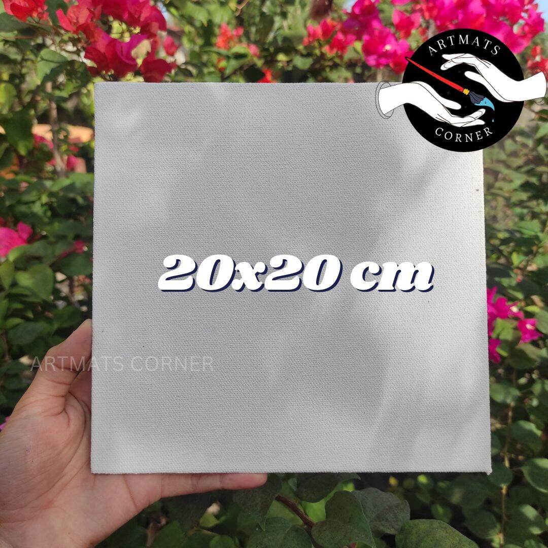 Mini Canvas Panel Square Sizes Gesso Primed Student Grade for Painting ...