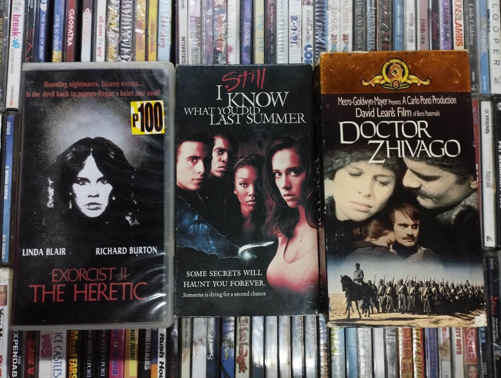 Assorted Original VHS Movies Lazada PH