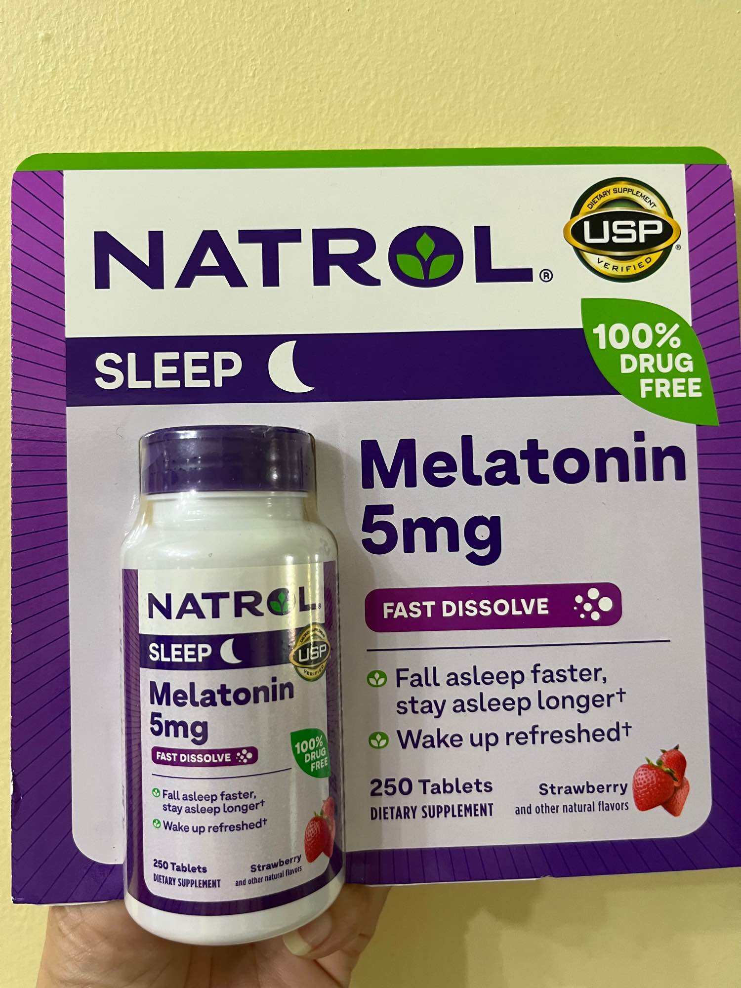 Natrol Melatonin Sleep 5mg 250 Tablets (AUG 2025 expiration) Lazada PH