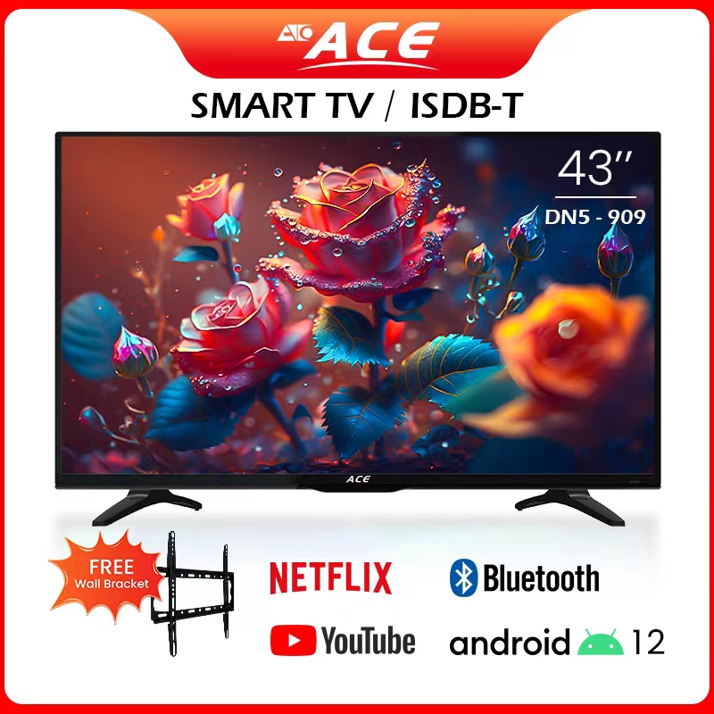 Ace 43" LED Smart TV with Free Bracket (Metro Manila)