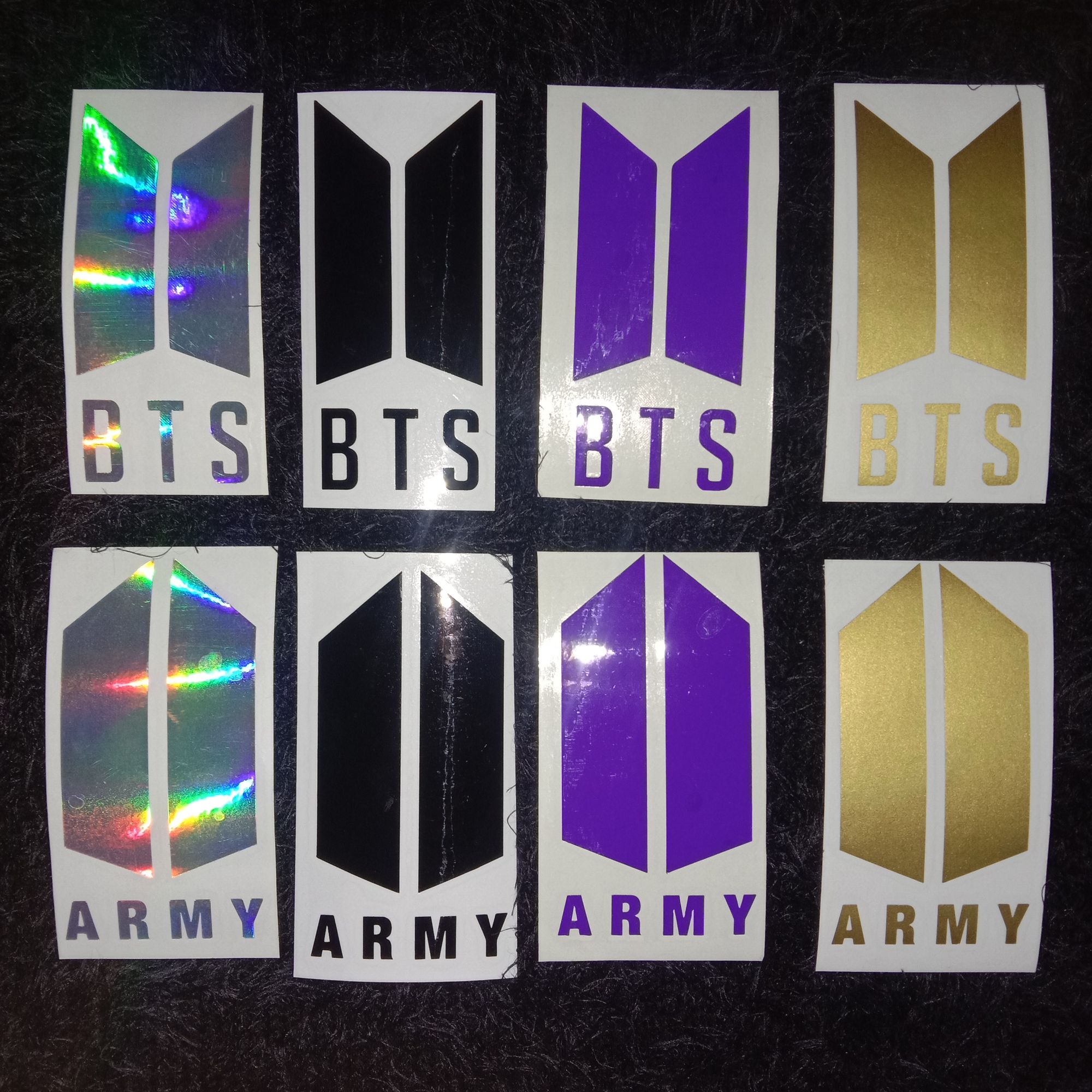 Careflection Kpop BTS Logo Vinyl Stickers for All Models Laptop, Mobile,  Car (7 cm x 3.74 cm, Silver) : Amazon.in: Electronics
