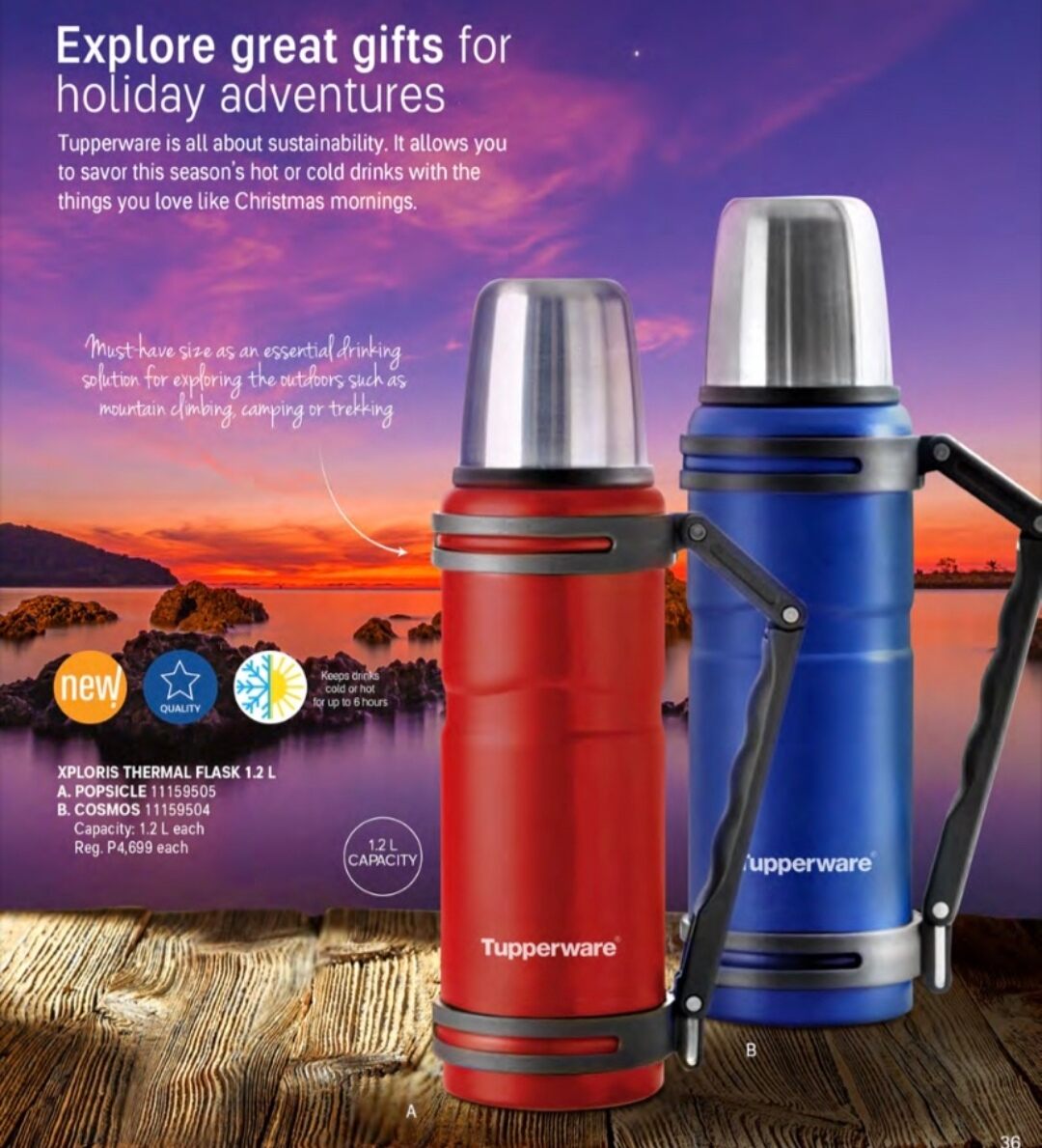 Gen 2 thermal flask hot sale tupperware