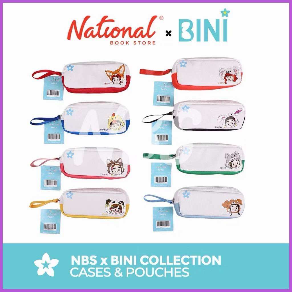 NBS X BINI Pouch OFFICIAL Merch National Book Store