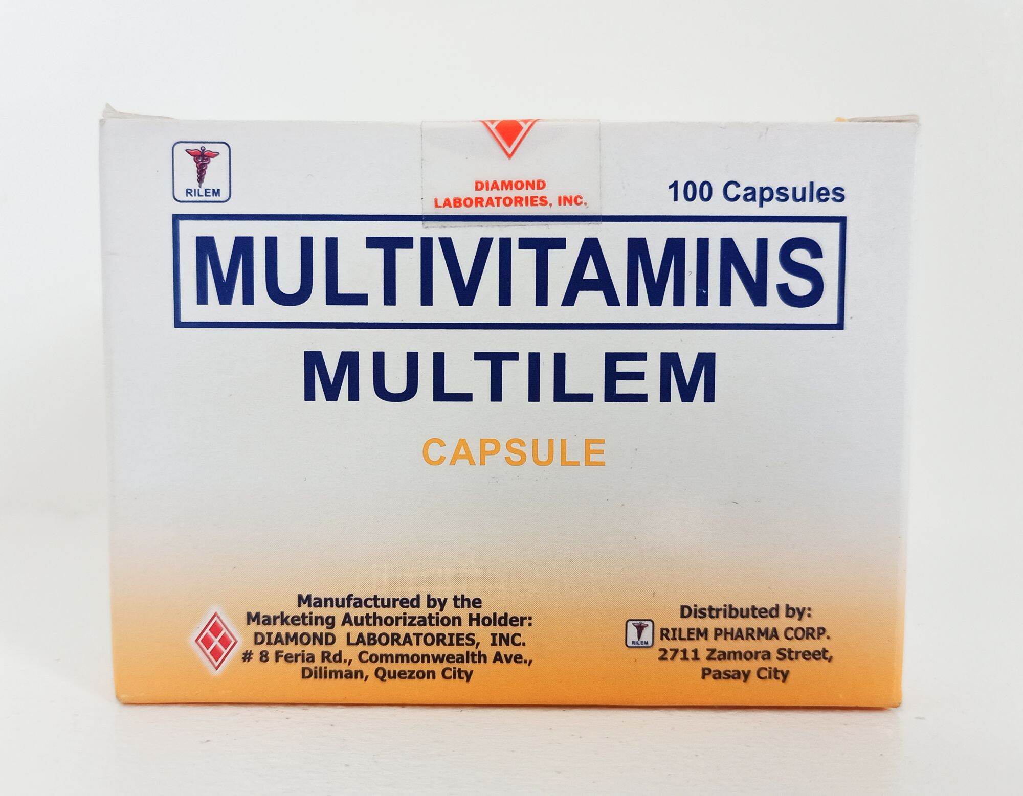 MULTILEM Multivitamins Capsule ( 100 capsule ) Lazada PH
