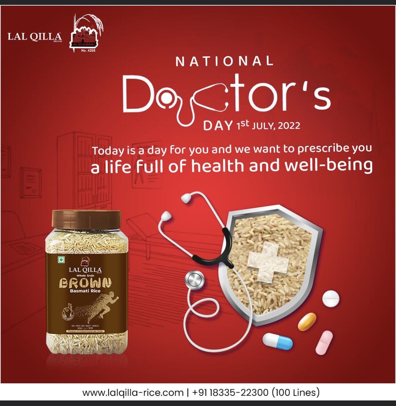 Sale! Lal Qilla Brown Basmati Rice Health Benefits Diebetes Control