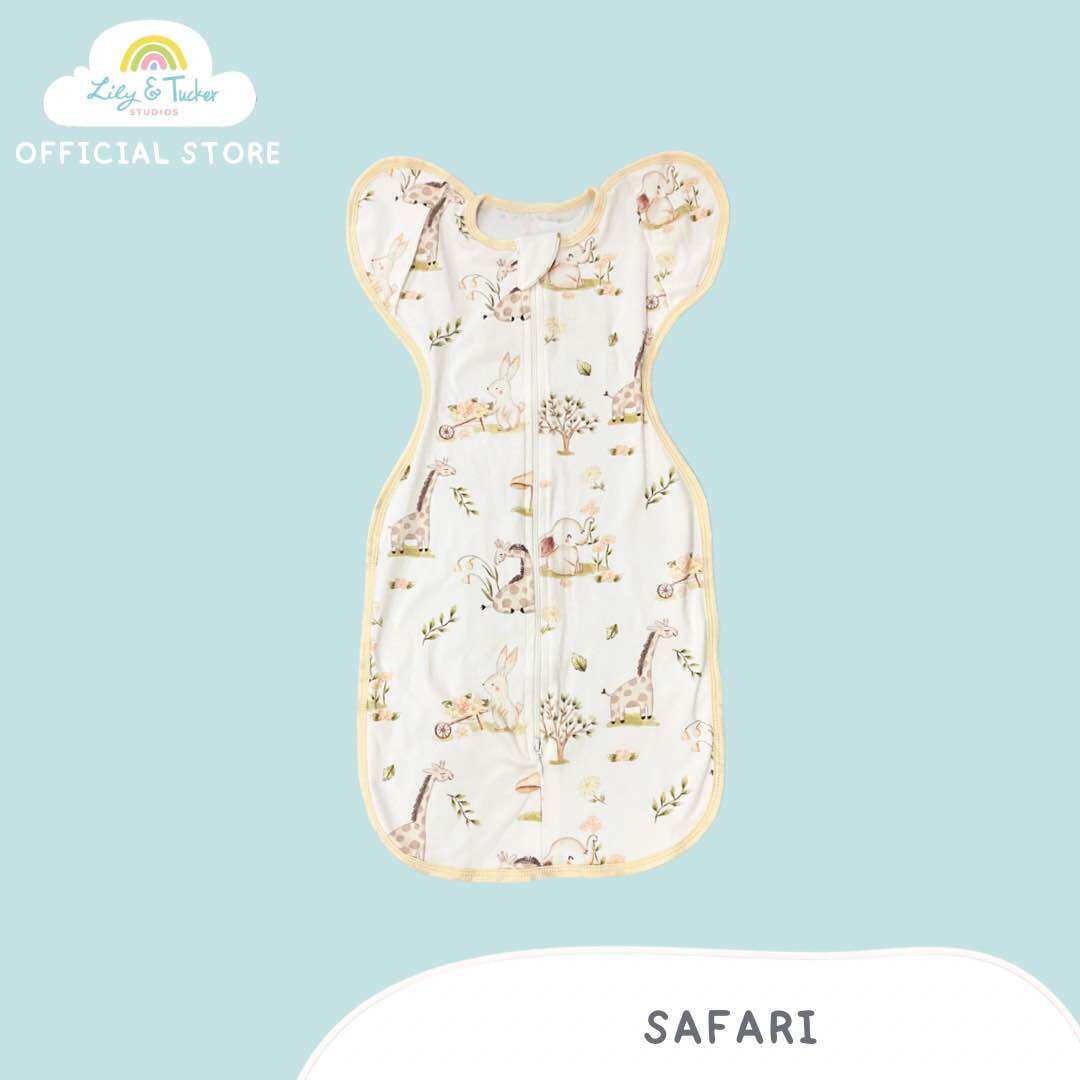 Lily and Tucker Zip Me Up Swaddle