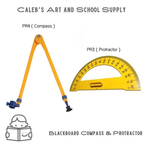 Blackboard Compass and Blackboard Protractor SOLD PER PIECE Whiteboard