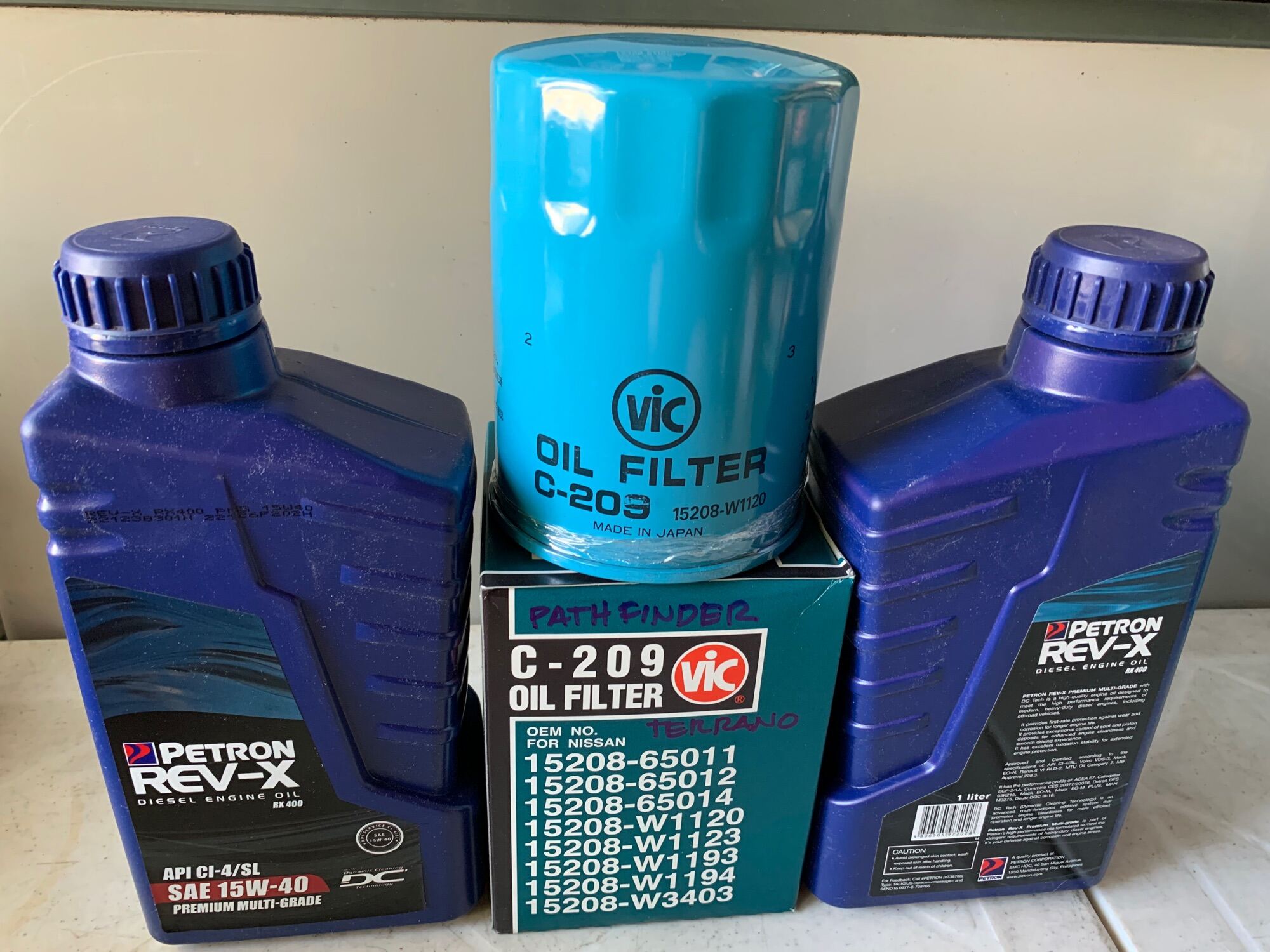 Nissan Frontier Pathfinder Urvan Terrano BD25 TD27 QD32 (C209