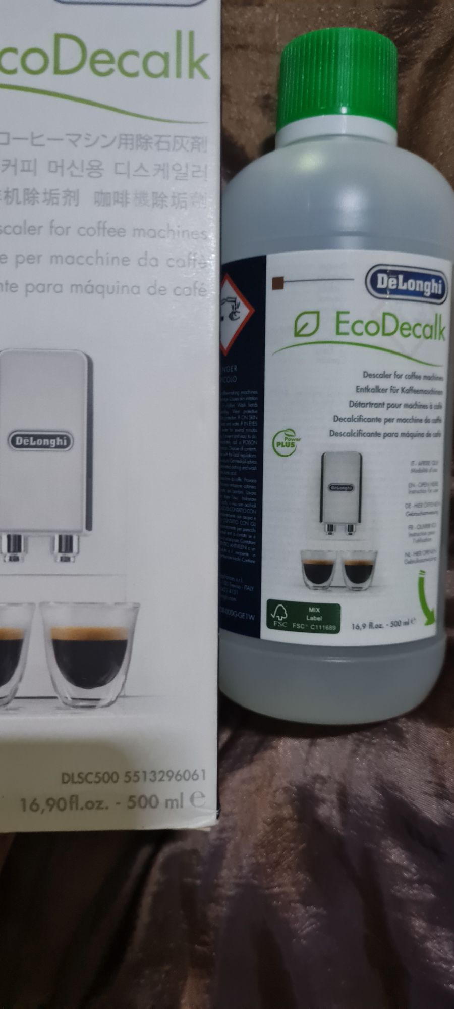Delonghi Espresso Machine EcoDecalk Descaler DLSC500 - 5513296061 – Need A  Part