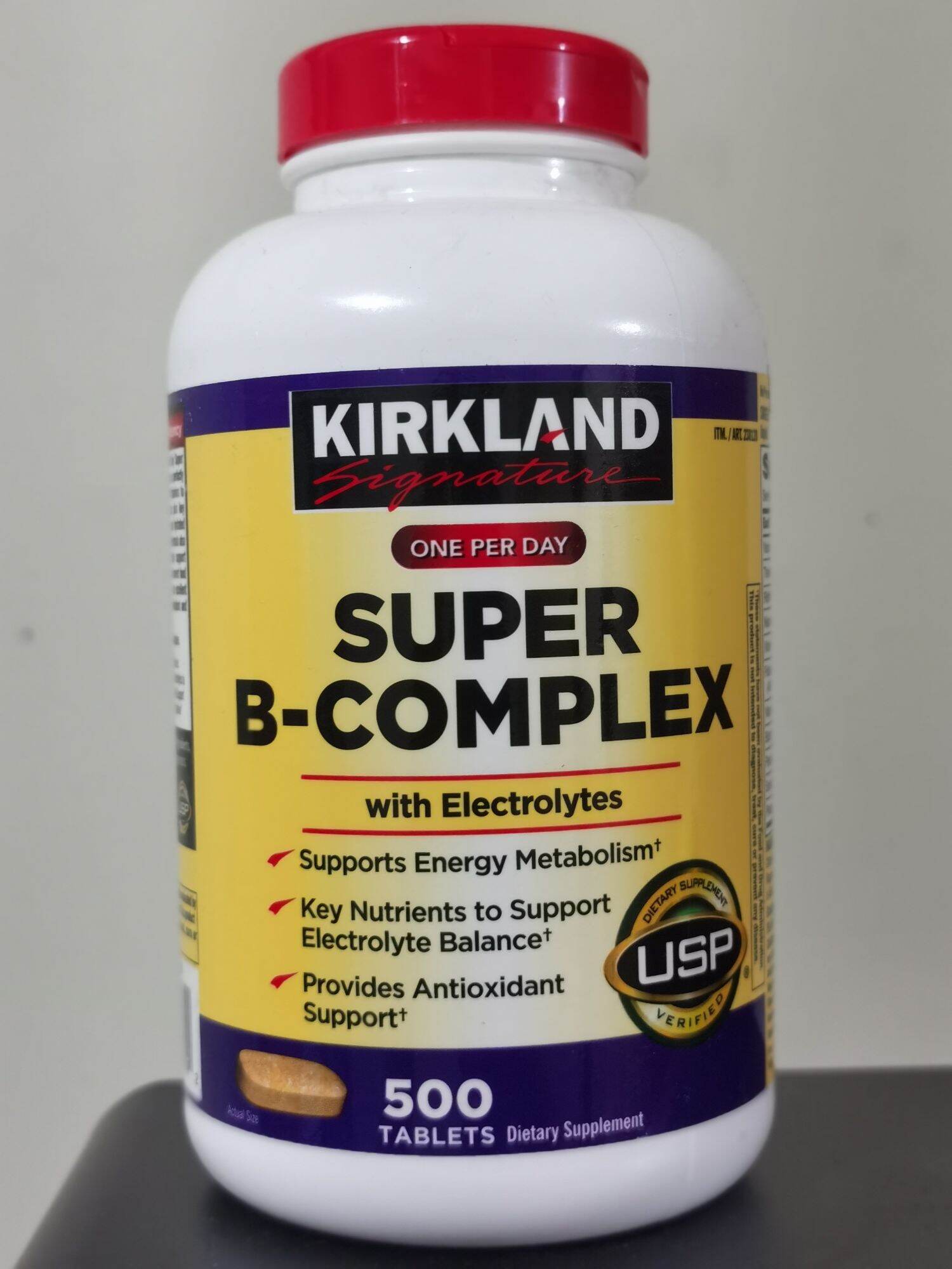 Kirkland Super B Complex 500 Tablets: Essential B Vitamins