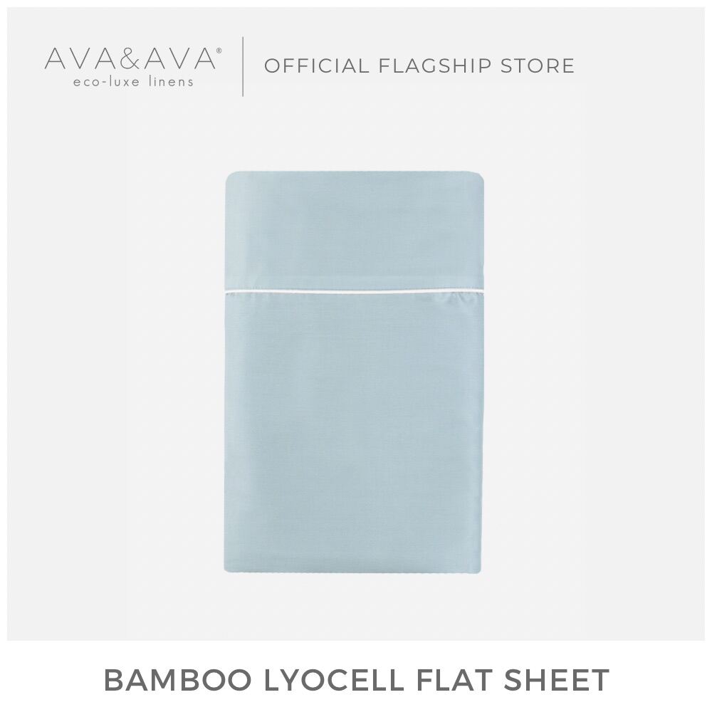 AVA 100% Bamboo Lyocell Flat Sheet | Light Summer Blanket