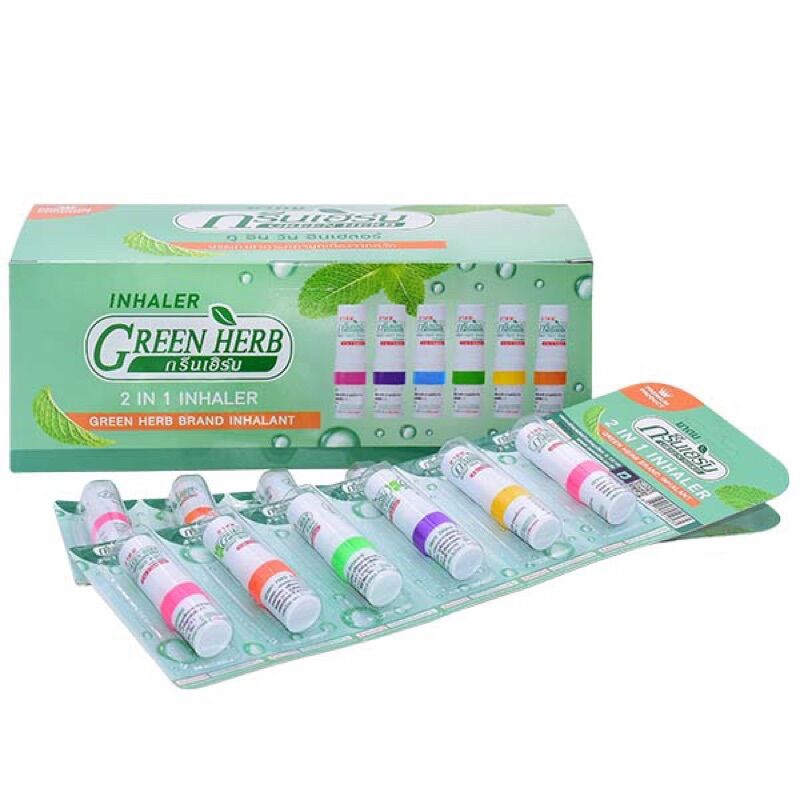 GREEN HERB 2 IN 1 INHALER 6PCS/ ONE SET | Lazada PH