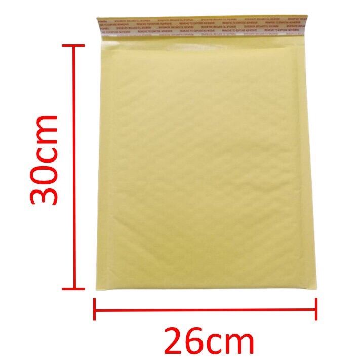 Large size Self Adhesive Yellow Kraft Bubble poly Mailer Envelope