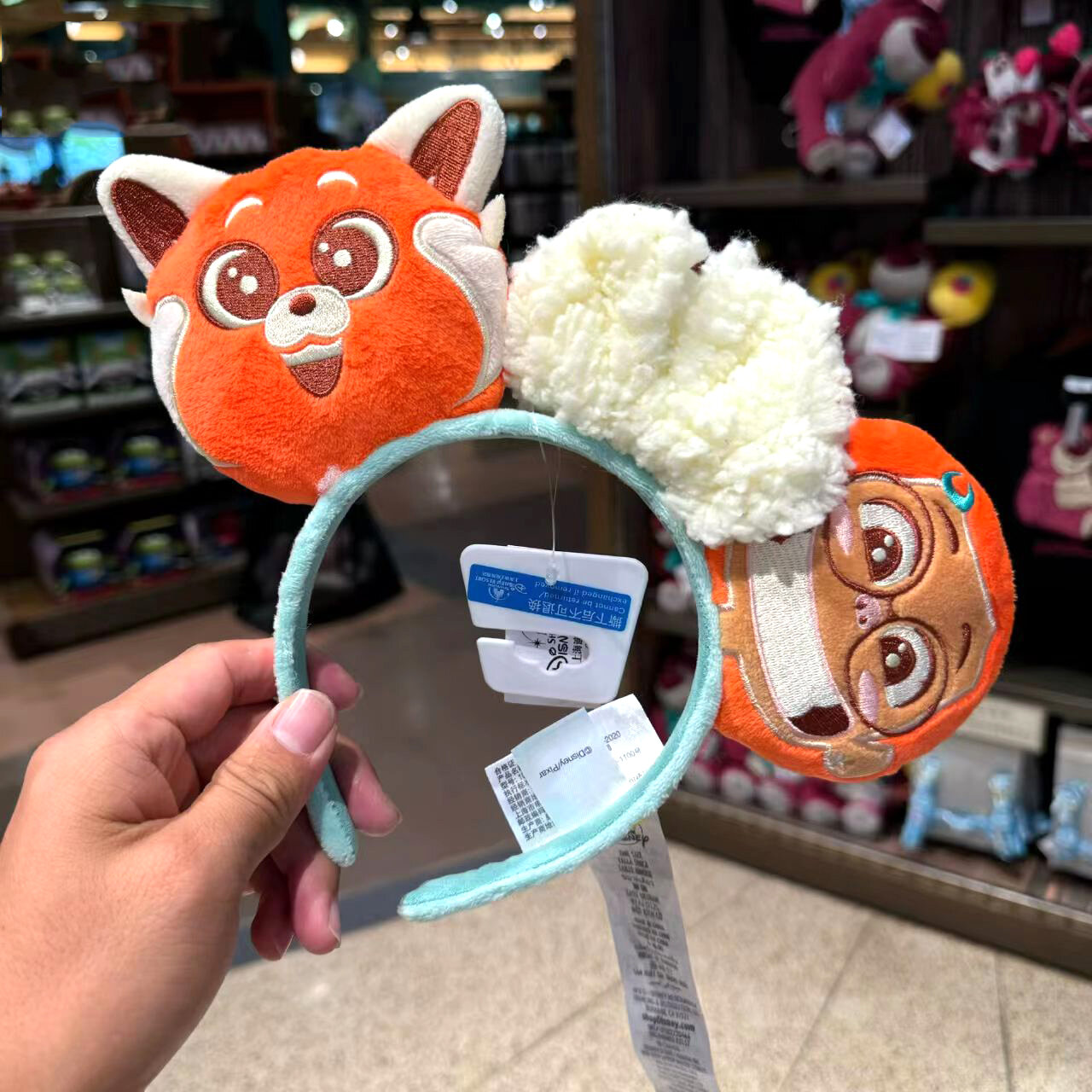 Original Disney Turning Red Headband Red Panda Mickey Ear  display picture 1