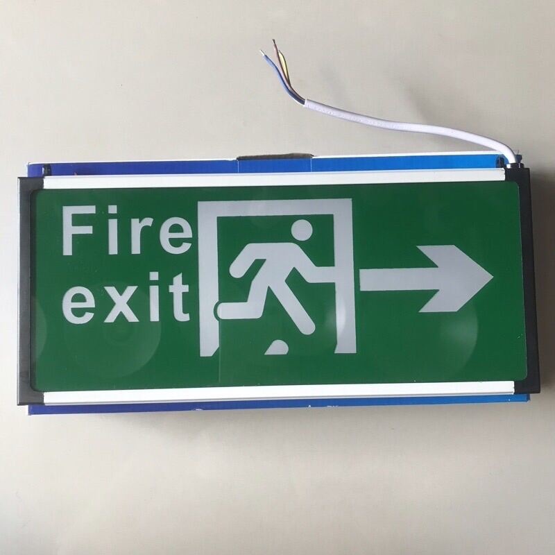 【COD & Ready】Rohstar Rechargeable Glass Exit Emergency light