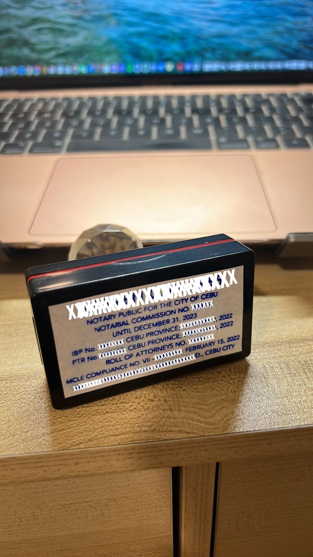 Notary Public Stamp Personalized Notarial Stamp Customized Lawyer Stamp