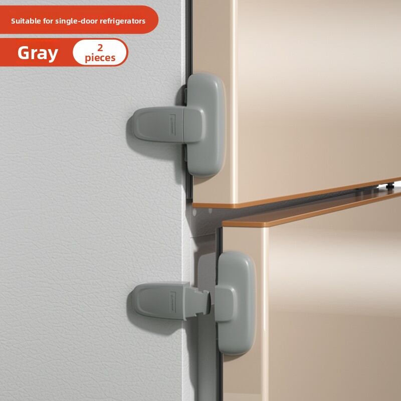 SAFELON | Child Safety Lock For Fridge Door Anti-Opening Latch Fixed Door Closer Prevents Loose Closure Refrigerator Door Lock Safelon
