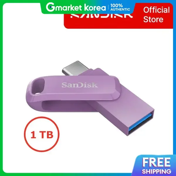 Sandisk Sandisk Ultra Dual Drive Go DDC3 Lavender 1TB Usb 3.2 GEN1