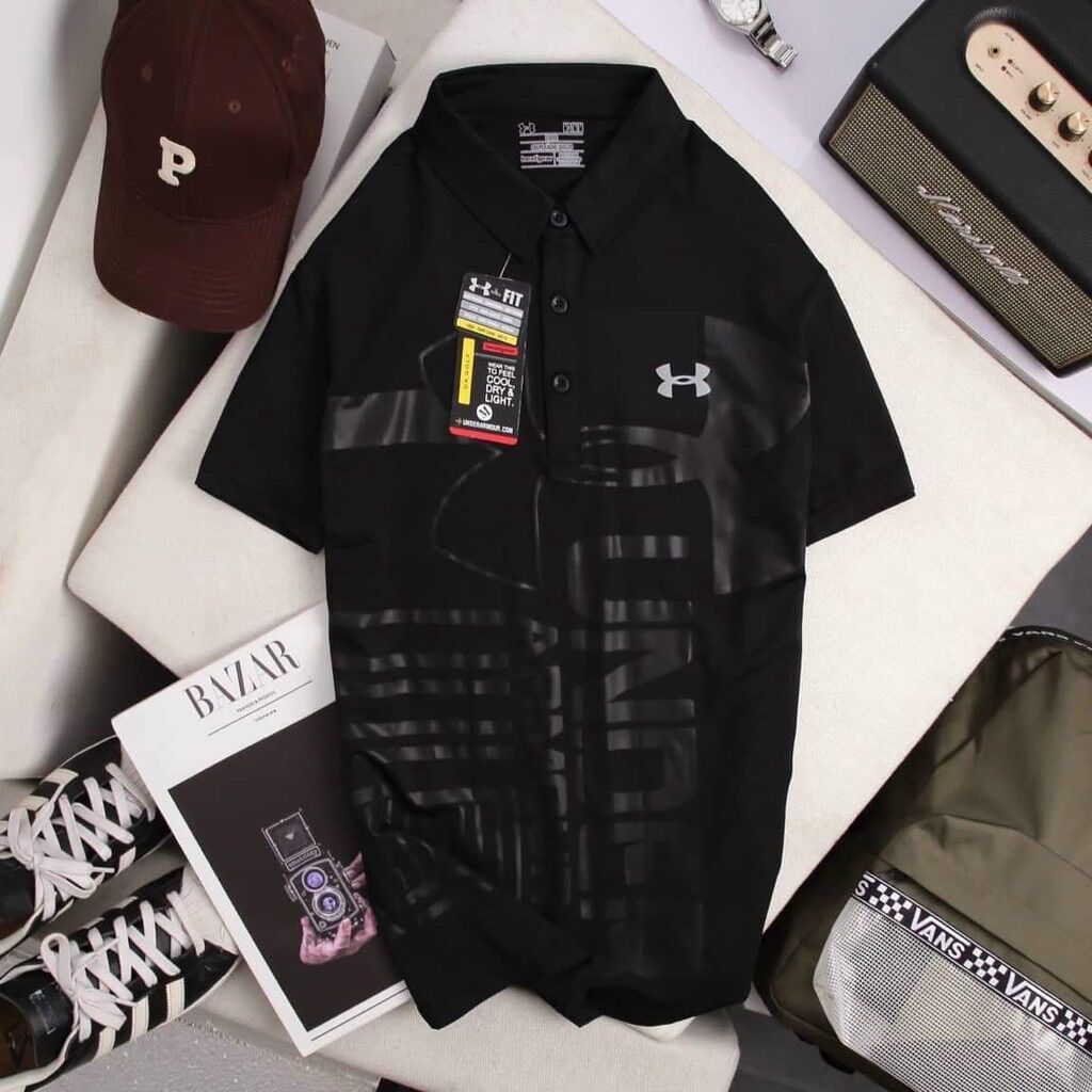 Under Armour Men’s Dri Fit Polo Shirt Running Jogging Gym Sports