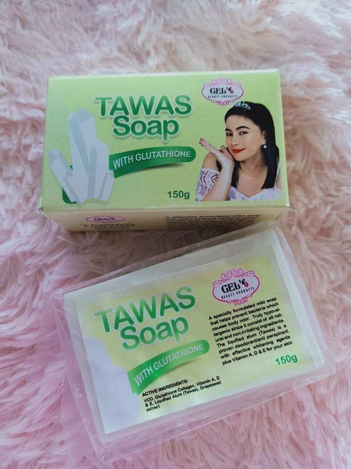 tawas soap with glutathione Gels Tawas Soap With Glutathione Hypo-Allergenic Vitamins Soap Moisturizing Anti-Bacterial Soap Travel Size Dermacare Soap Eczema Control Brightening Soap - Lazada