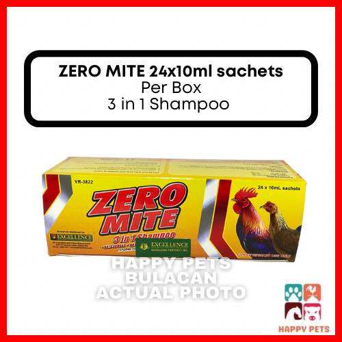 Zero Mite 24 x 10ml Sachets Per Box 3 in 1 Shampoo Lazada PH