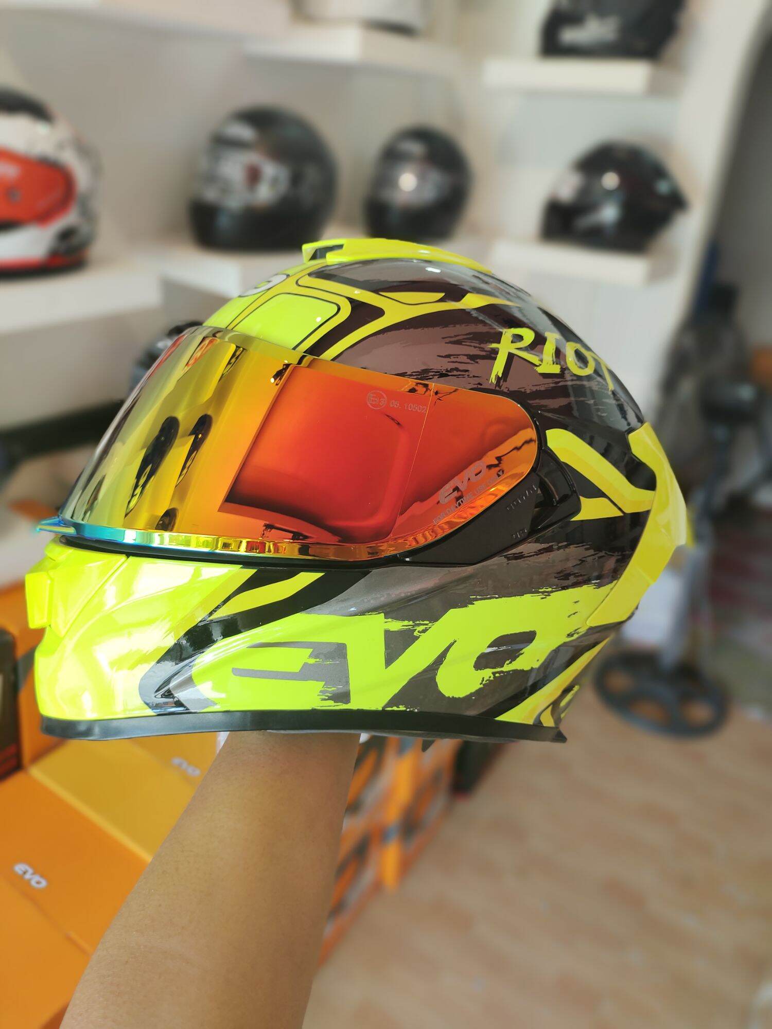evo riot Lazada PH Buy sell online Helmet with cheap price Lazada PH