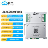 JK BMS 200A JIKONG BMS JK-B2A8S20P HEAT RS485 CAN App BT BMS 8S 12V 24V Active Balance 2A bms lifepo4 lithium Li-on battery BMS