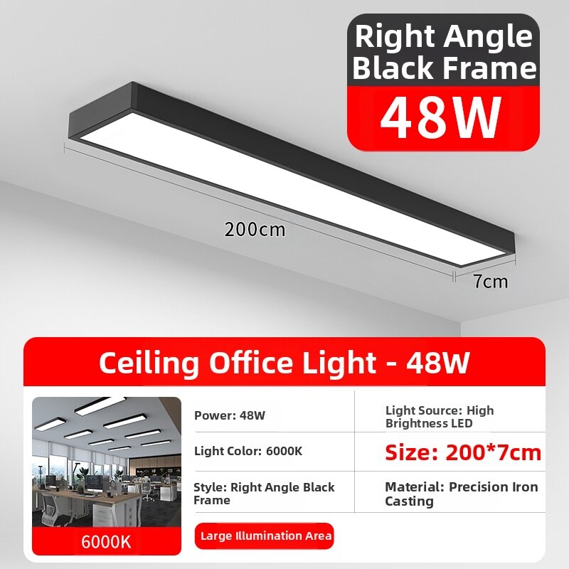 SAINAHEPAN | Office Store LED Ceiling Light Long Rectangular
