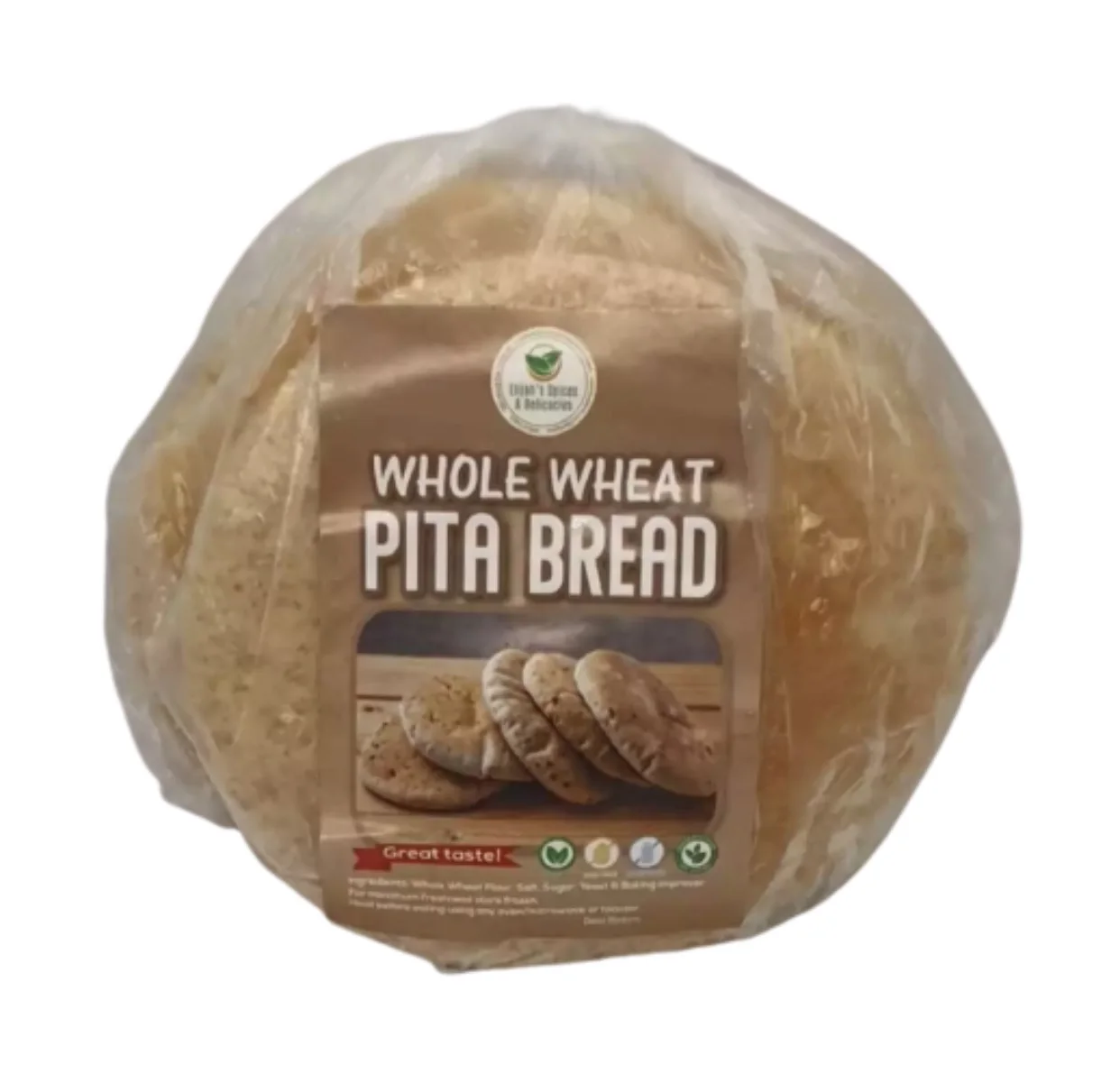 Elijah’s Whole Wheat Pita Bread (Arabic Bread) (Seriously the best pita in Manila) X 5 units